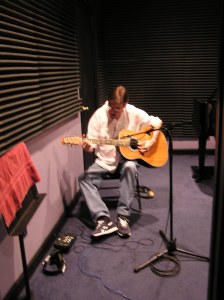 Dave creating a new song